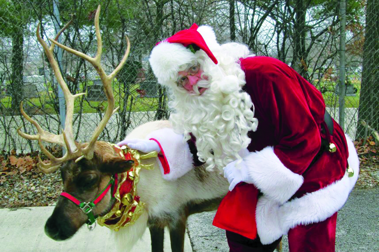 Family patriarch Charles Geigner Sr. as Santa Claus