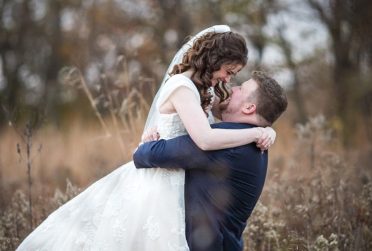 Wedding photo, Tom and Katie Martin